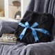 thumbnail image 5 of Manta Bedsure Sherpa King Size para cama, forro polar, suave y acogedora, color negro, 5 of 6