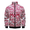 thumbnail image 4 of Nuevas chaquetas Ni con estampado 3D para el Día de la Madre, chaqueta con cremallera para hombre y mujer, ropa informal de moda, ropa para hombre, abrigo con capucha, 4 of 4