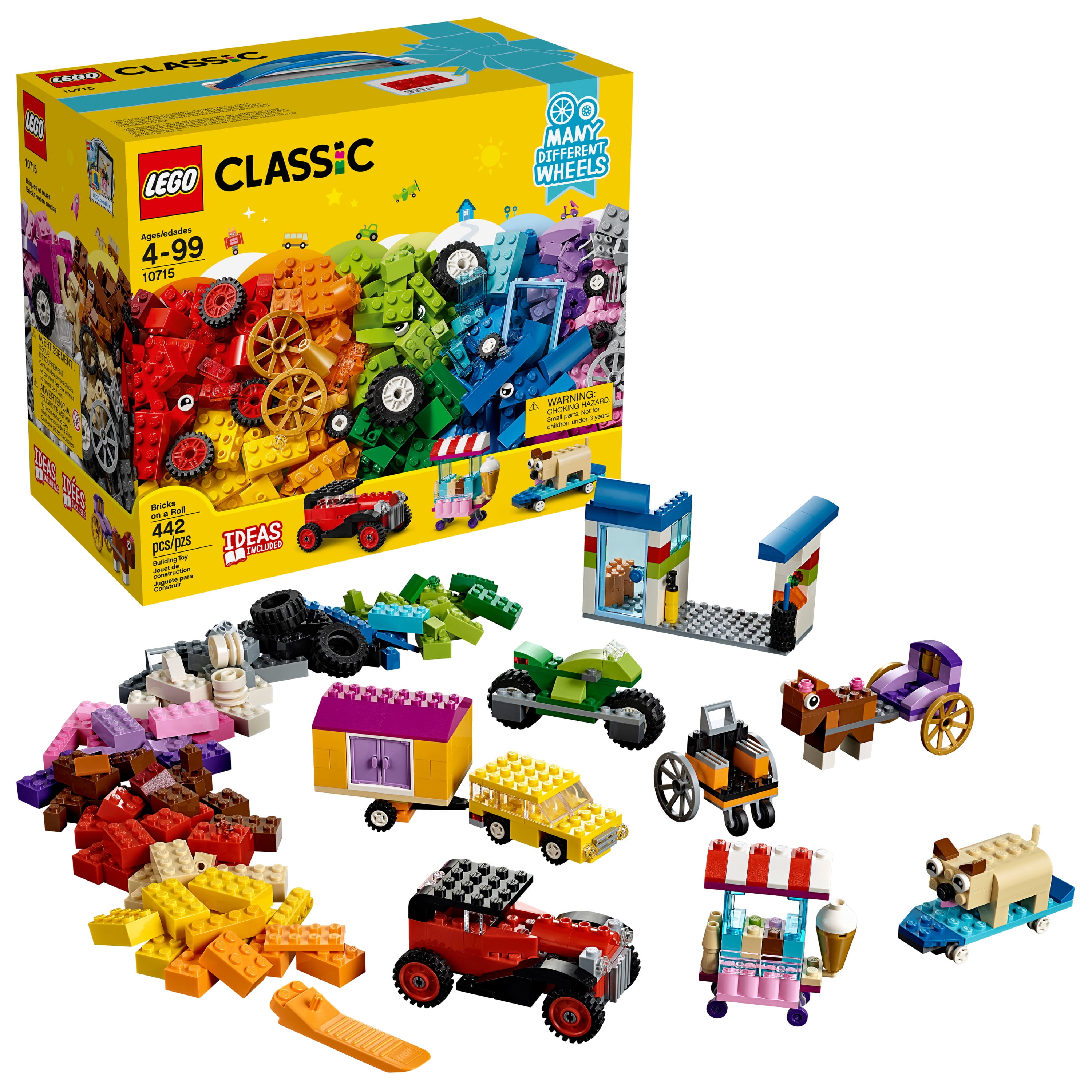 New LEGO Classic Bricks on a Roll 10715 442 Pieces 