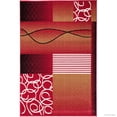 thumbnail image 2 of Allstar Red Area Rug. Contemporary. Abstract. Traditional. Geometric. Formal. Shapes. Squares (7' 7" x 10' 6"), 2 of 7