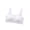 Light Blue, variant on LYMAYTER Big Girls Sports Bra 9-13 No-Wire Cotton Tank for 75-90A Teen Breathable Solid Color Training Bra