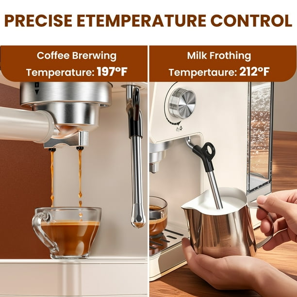 LINKChef Espresso Machine 20 Bar, Professional Espresso Maker with