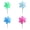 Mixed2, variant on 4 Pcs Garden Wheel Spinner, DIY Pinwheel, Colorful Windmill Wheel, Outdoor Courtyard Lawn Decoration, Wind Spinner for Patio Garden Yard, Festive Outdoor Display, 23.23 Inch