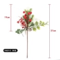 thumbnail image 2 of Nvzi 12 ramas de agujas de pino artificiales, púas de pino de vegetación falsa navideña con tallos de bayas rojas, ramitas de pino de Norfolk de vegetación falsa para manualidades de bricolaje, H, 2 of 3