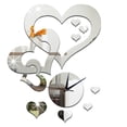 thumbnail image 1 of Acrylic Wall Clock Sticker Heart Creative Wall Hanging Clock Wall Clock Decor, 1 of 10