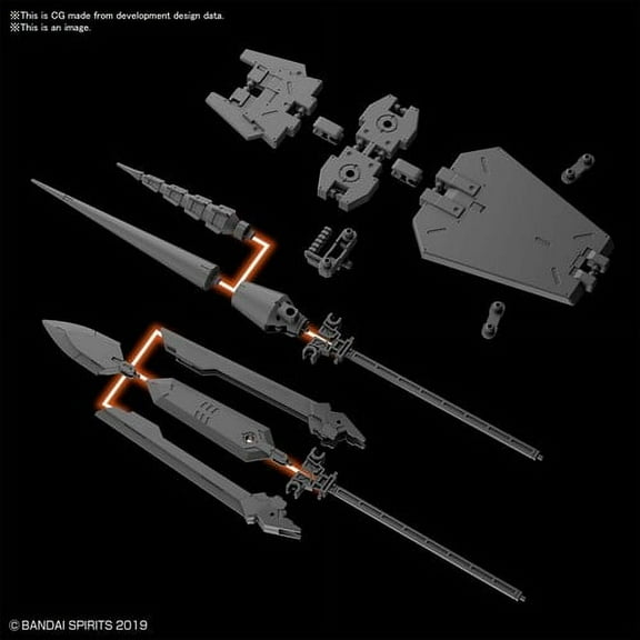 Bandai Hobby - 30 Minute Missions - #09 30MM 1/144 Option Parts Set 3,Bandai Spirits 30 MM, Bandai, Gifts