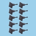 thumbnail image 2 of Renovators Supply Iron Kitchen Cabinet Knob Pull Square Diamond Grid Black Powder Coat Finish Decorative Metal Knobs for Kitchen Cabinet or Drawer Pull Handle w/Screws Pack of 10, 2 of 8