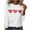 White, variant on WREESH Womens Fashion T-Shirts Valentine's Day Casual Long Sleeve Heart Printing Round Neck Loose Blouse Tops Pullover White
