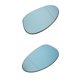thumbnail image 1 of de espejo trasero de puerta lateral izquierda / derecha de plástico ABS - Lado con calefacción ( azul) para e88 e kusrkot Espejo lateral de puerta L/R con calefacción, 1 of 8