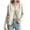 Beige, variant on Ecqkame Women's Fuzzy Vest Sleeveless Button Down Loose Round Neck Casual Velvet Warm Fall Winter Outerwear with Pockets Brown S