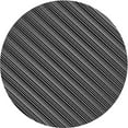 thumbnail image 1 of Ahgly Company Indoor Round Patterned Midnight Gray Area Rugs, 7' Round, 1 of 6