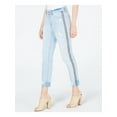 thumbnail image 3 of REWASH Womens Light Blue Heather Straight leg Jeans Juniors 5R\W27, 3 of 4