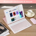 thumbnail image 4 of Funda de teclado Nyee para iPad 9, 8, 7 ª generación, 10,2 pulgadas con ratón, 4 of 7