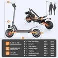 thumbnail image 6 of ASKGO 1500W Peak Foldable Electric Scooter for Adults, 48V 20Ah Large-capacity battery，5 Speed Modes 25MPH Top Speed& 55 Miles Range 11"All‑Terrain Tires, NFC Unlock UL2272, 6 of 10