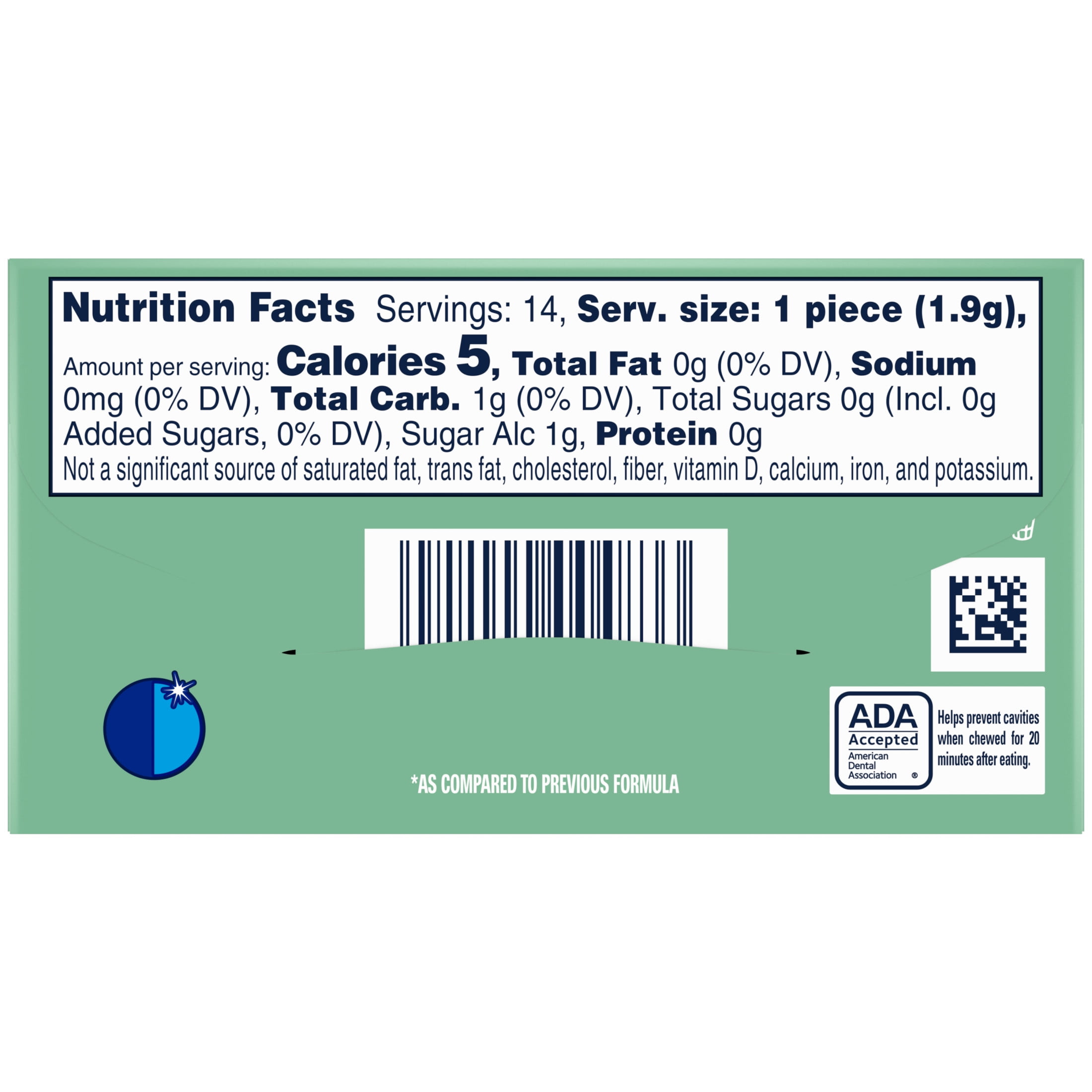 Orbit Gum Sweet Mint Sugar Free Chewing Gum, Pack - 14 Piece (Pack of 12)