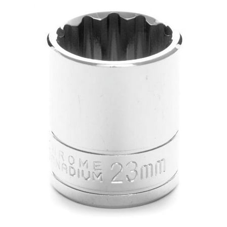 Wilmar W32823 1/2" Drive 12-Point Socket, 23mm