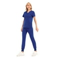 thumbnail image 4 of TAIAOJING Women's Scrubs Set With Pockets 2 Piece Outfit Casual Suit Set, 4 of 9