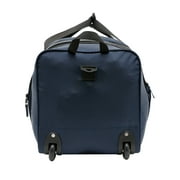 Protege Navigation 28 inch Large Collapsible Rolling Duffel Bag, Navy