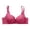 Red, variant on Antinious Women Lace Underwire ing Breathable Soft Comfortable Everyday Bras