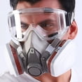 thumbnail image 4 of Xinyat 3M Full Facepiece Reusable Respirator 6800 Full Reusable Respirator 68 NIOSH Large Lens ANSI High Impact Silicone Four Point Strap Comfortable Fit Paint Dust 25 Piece Set, 4 of 9