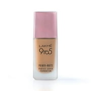 Lakme 9 To 5 Primer + Matte Perfect Cover Foundation 25ml - N260 Neutral Honey