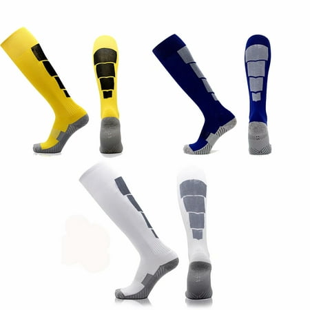 3 Pairs Elite Athletic Sports Socks - Over The