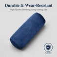 thumbnail image 5 of Neck Roll Pillowcases with Zipper, Solid Color Soft Velvet Round Pillowcase 5.9x15.7 Inches Cylindrical Pillow Cushion for Bedroom, Living Room, Sofa, 5 of 8