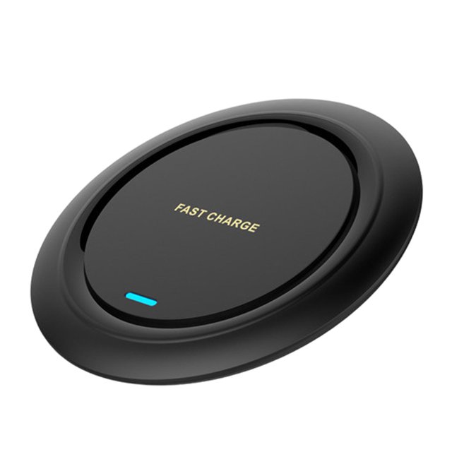 Cargador Inalámbrico Qi-Certified Sunnimix 10W 15W Para Samsung Galaxy S6 Edge Plus Negro