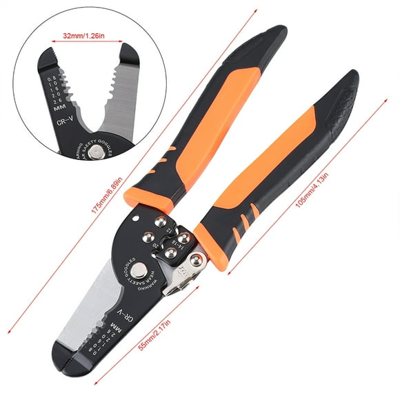 Multifunctional Electrician , Needle Nose Electrician Electrician Tools Electrician Wire Stripper Stripping Crimping Clamping Cutting Hand Tool