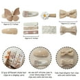 thumbnail image 6 of 13 Pcs Hair Clips for Girls with Bows Butterfly Flower,2" Fully Lined Alligator Clips and Barrettes,Handmade Hair Accessories for Baby Toddler Young Kids School Age Girls Gifts, 6 of 6