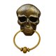 thumbnail image 1 of Transcluent Aldaba de puerta gótica, aldaba de puerta colgante con calavera para decoraciones de puerta de Bar de fiesta, 1 of 5