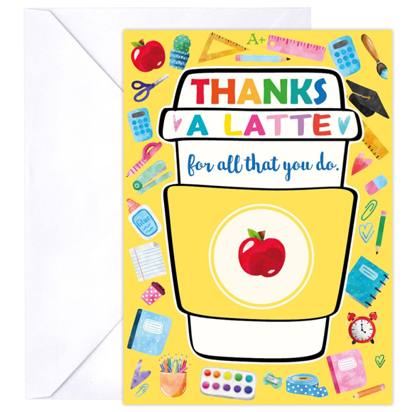 10pcs Teacher Gift Card Holders Teacher Appreciation Gifts Cards with Envelopes