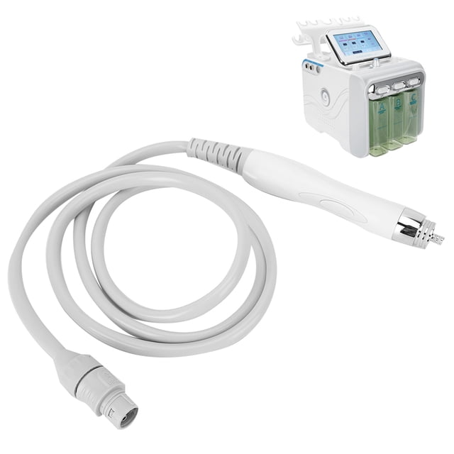 Wchiuoe Probe Accessory Skin Rejuvenation Machine Probe, Hydrogen Oxygen Environmental Face Cleaning Machine Probe, 6 IN 1 For Deep Cleaning Remove Blackheads