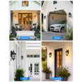 thumbnail image 5 of VIANIS Motion Sensor Outdoor Lights, Outside Wall Lights Black with Gold Trim, Waterproof Dusk to Dawn Outdoor Lighting, Exterior Lighting Fixtures for House, Patio, 2 Pack 16.4" H, 5 of 10