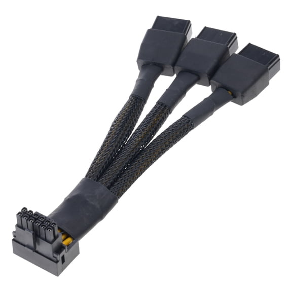 16AWG 600W 12VHPWR PCIE5.0 Cable GPU Power Cable 3x8pin 8PIN to 16Pin 12VHPWR