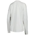 thumbnail image 3 of Women's Pressbox White Northeastern Huskies Edith Long Sleeve Oversized Top, 3 of 3