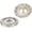 A-Round Pearl（Shank）, variant on Wholesale 24 count 16MM  Metal Clear Rhinestone Glass Buttons Supplies Bulk for Craft (Shank)