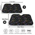 thumbnail image 3 of Kdxio Lavender Flowers Print Windshield Sun Shade,UV Rays and Sun Heat Protection,Sunshade for Car Windshield,Car Shade Front Windshield - Medium, 3 of 6