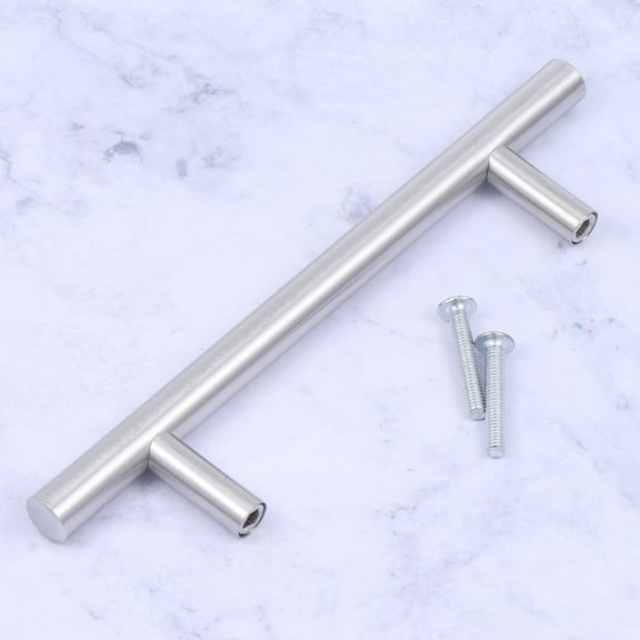 KALLORY 25Pcs Black Stainless Steel Cabinet Knobs for Kitchen Cabinet Handles Oval