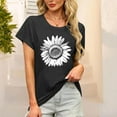thumbnail image 2 of LiMoi Short Sleeve Tops for Women Trendy Big Tshirts Shirts Floral Shirts Tank Tops for Women items, 2 of 6