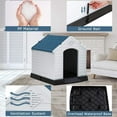 thumbnail image 4 of FDW Dog House Big Plastic Dog Houses for Small Medium Large Dogs High All Weather, Base Support for Winter Tough Durable, 4 of 8