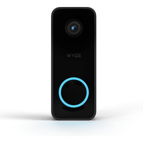 Restored Wyze Video Doorbell v2, Wired, 2K Video, Two-Way Audio, Color Night Vision, Compatible with Alexa & Google Assistant, Black (Refurbished)