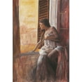 thumbnail image 2 of van den Bogerd, Escha 14x18 White Modern Wood Framed Museum Art Print Titled - Loveno, 2 of 4