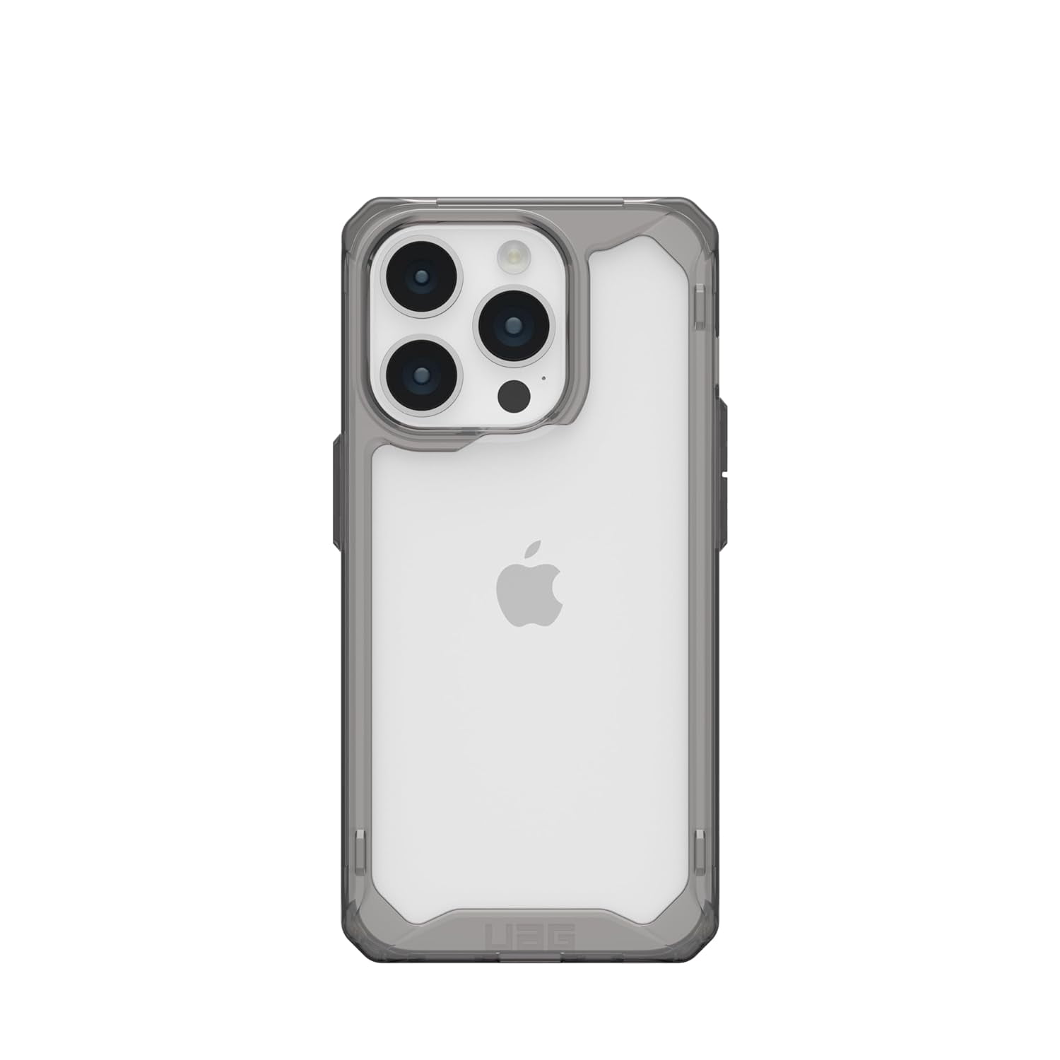 UAG iPhone 15 Pro Case 6.1" Plyo Ash Rugged Anti-Yellowing Transparent Clear Military Grade Dropproof Protective Cover by URBAN ARMOR GEAR