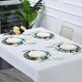 thumbnail image 7 of Farm Animals Round Placemats Washable Placemats Non-Slip Heat-Resistant Table Place Mats for Dining Kitchen Holiday Party Table 15.4"-4PCS Home Decor, 7 of 7