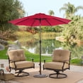 thumbnail image 2 of Outdoor 10FT Patio Umbrella Patio Market Umbrella with Crank Tan, 2 of 5