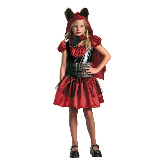 Disguise D/Ceptions 2 Lil' Red Riding Rage Classic Girls Costume, 7-8 ...