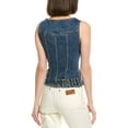 thumbnail image 3 of STAUD womens  x Wrangler Trucker Top, s, Blue, 3 of 4