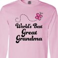 thumbnail image 4 of Inktastic Worlds Best Great Grandma Long Sleeve T-Shirt, 4 of 5
