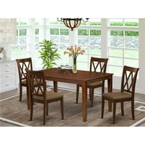 5 Piece Capri Dining Set - Mahogany